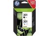 HP 301 (N9J72AE) (BK, CMY) eredeti 2db-os patron csomag