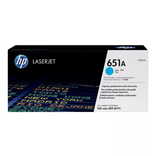 HP 651A (CE341A) ciánkék [16000 oldal] eredeti toner