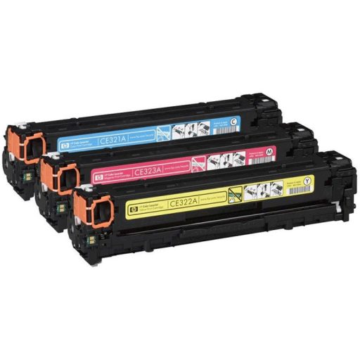 HP 128A (CF371AM) (C,M,Y) eredeti 3db-os toner csomag