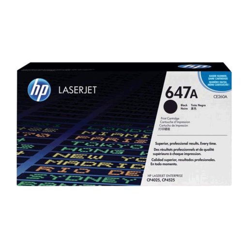 HP 647A (CE260A) fekete [8500 oldal] eredeti toner