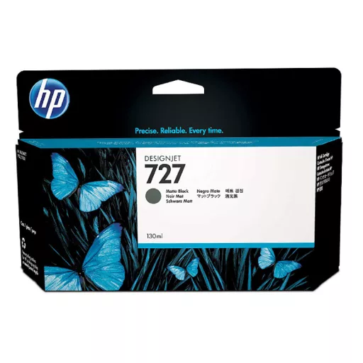 HP 727 (C1Q12A) mattfekete eredeti tintapatron