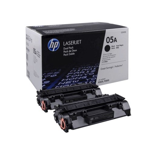 HP 05A (CE505D) fekete [2x2300 oldal] eredeti 2db-os toner csomag