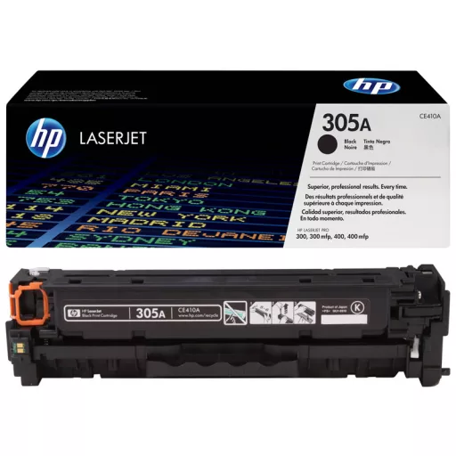 HP 305A (CE410A) fekete [2200 oldal] eredeti toner