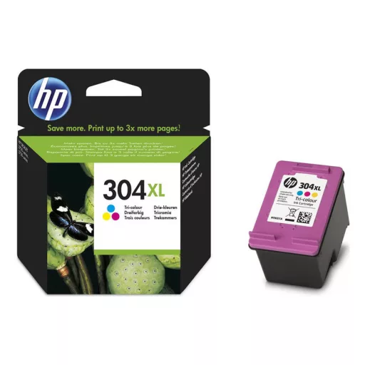 HP 304XL (N9K07AE) színes eredeti tintapatron