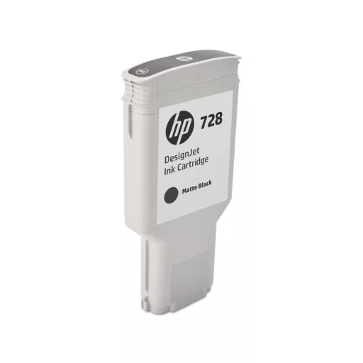 HP 728 (F9J68A) [300ml] mattfekete eredeti tintapatron