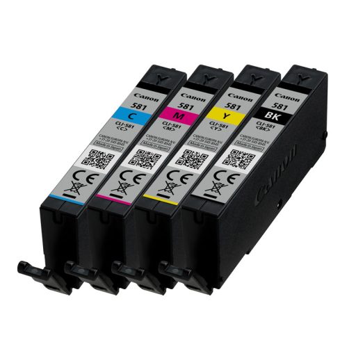 Canon 581 (CLI-581 BK,C,M,Y) eredeti 4db-os patron csomag