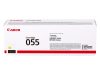 Canon 055 (CRG-055) sárga [2100 oldal] eredeti toner