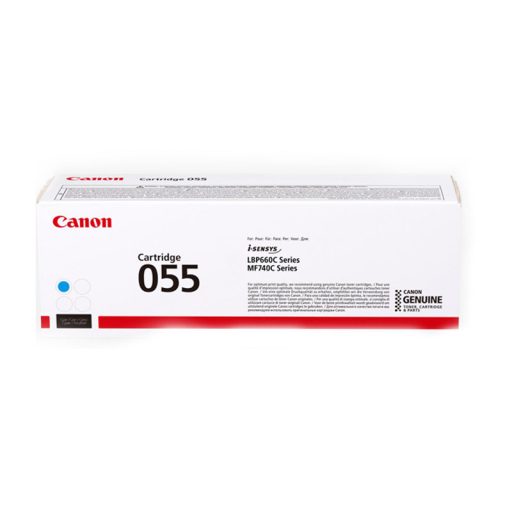 Canon 055 (CRG-055) ciánkék [2100 oldal] eredeti toner