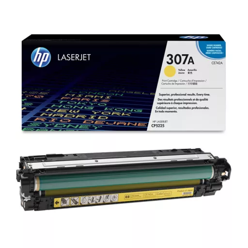 HP 307A (CE742A) sárga [7300 oldal] eredeti toner