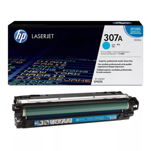 HP 307A (CE741A) ciánkék [7300 oldal] eredeti toner