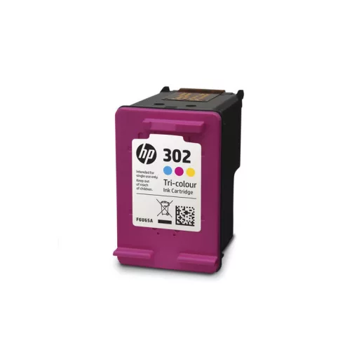HP 302 (F6U65AE) színes eredeti tintapatron