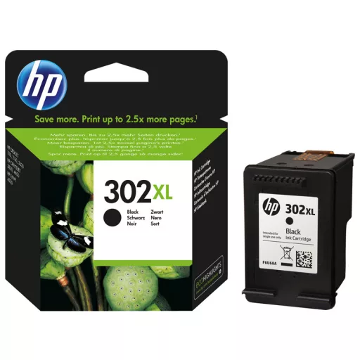 HP 302XL (F6U68AE) fekete eredeti tintapatron