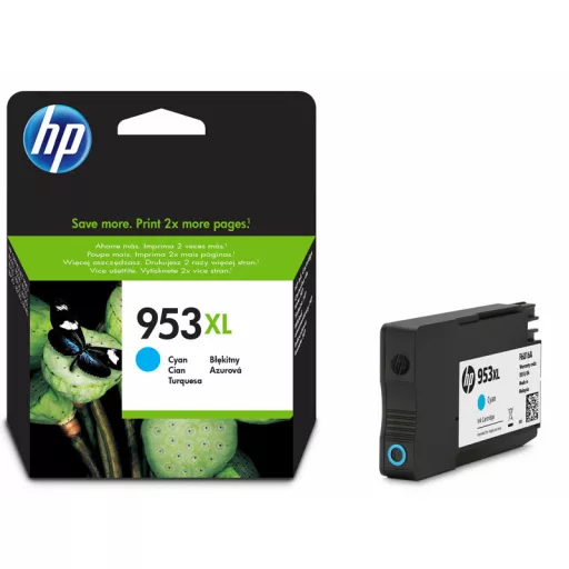 HP 953XL (F6U16AE) ciánkék eredeti tintapatron
