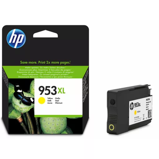 HP 953XL (F6U18AE) sárga eredeti tintapatron