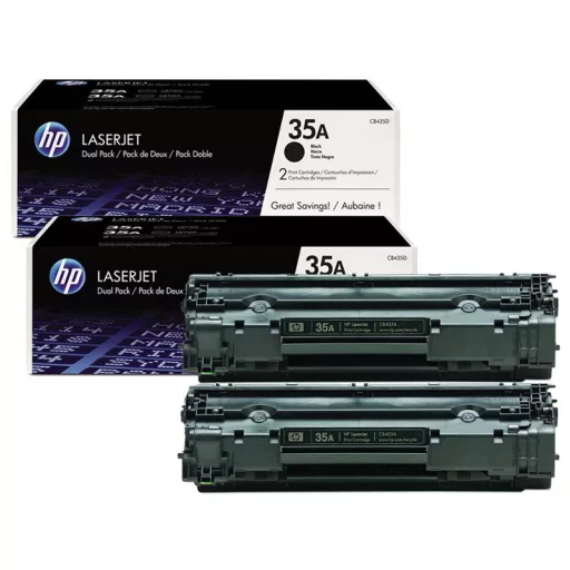HP 35AD (CB435AD) fekete [2x1500 oldal] eredeti 2db-os toner csomag